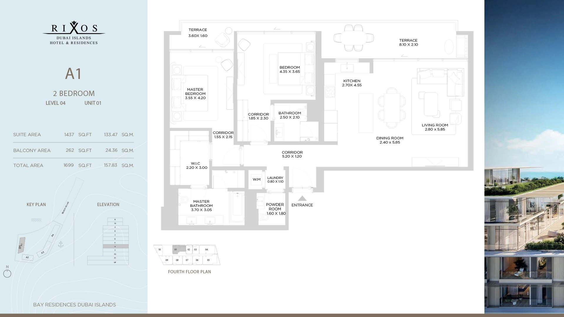 2 BR - Type B